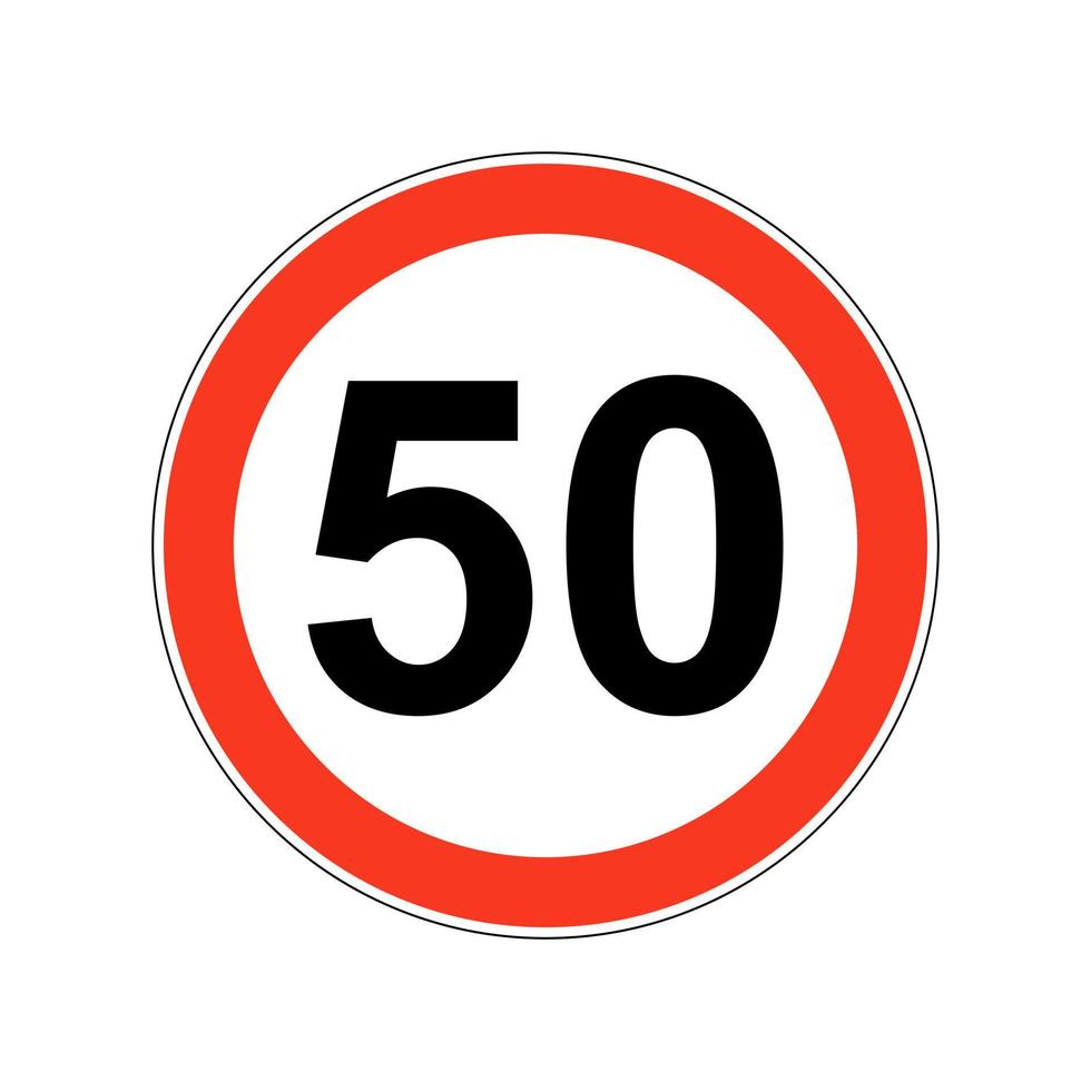 road-sign-of-50-speed-limit-on-white-background-13419327-vector-art-at