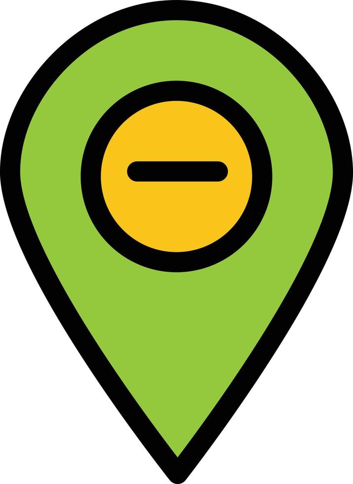 Location Map Marker Pin  Flat Color Icon Vector icon banner Template