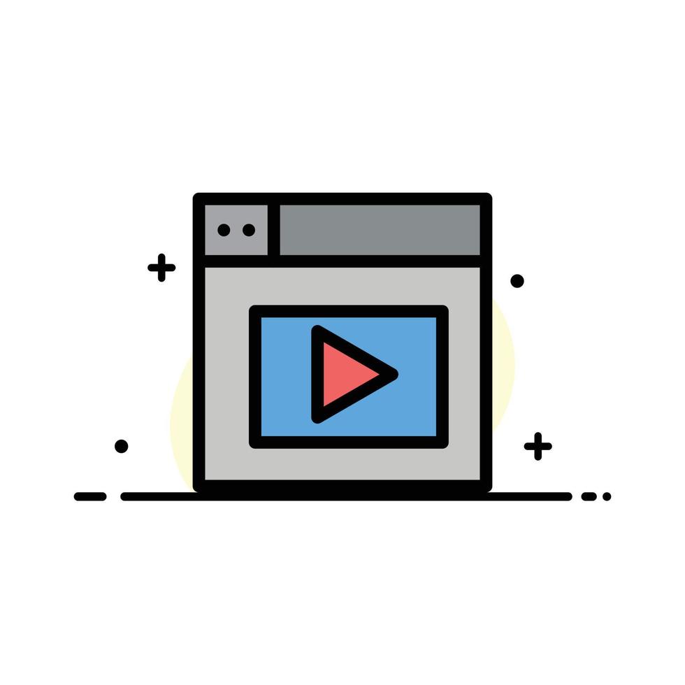 Communication connection link sync synchronization Flat Color Icon Vector