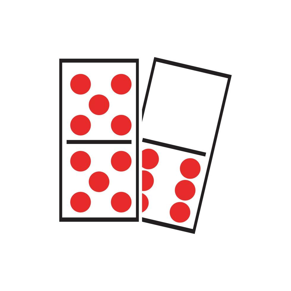 domino icon logo vector