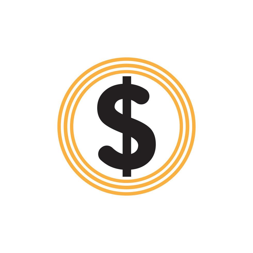 dollar money vector icon illustration design template - vector