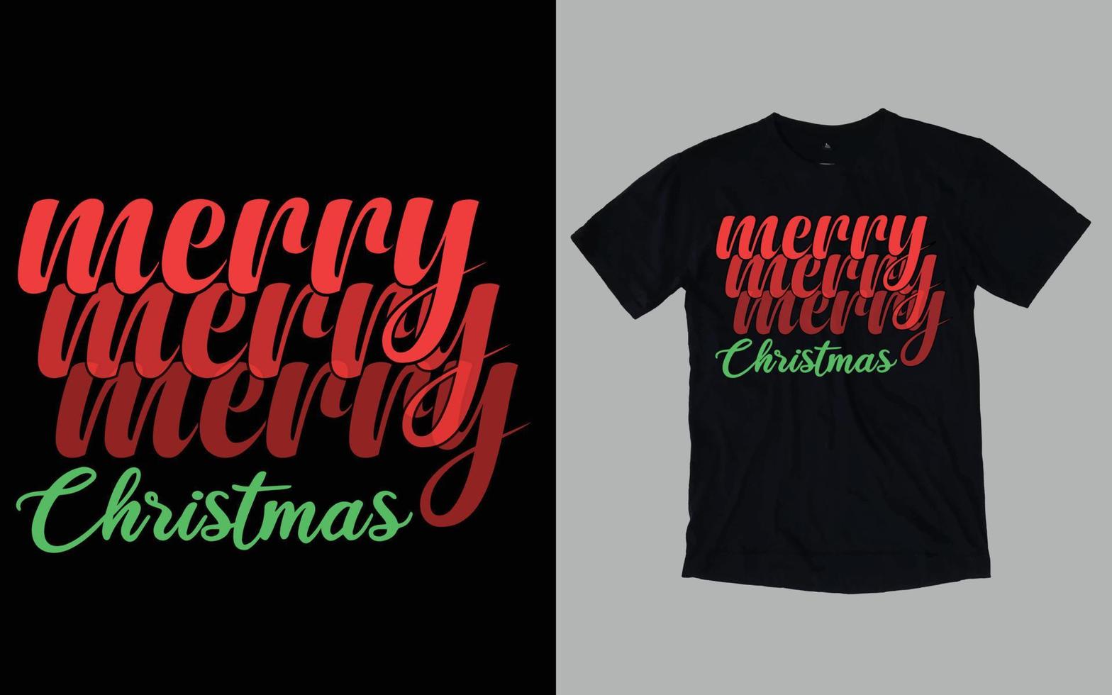 Christmas Day Typography and Graphic Design vector