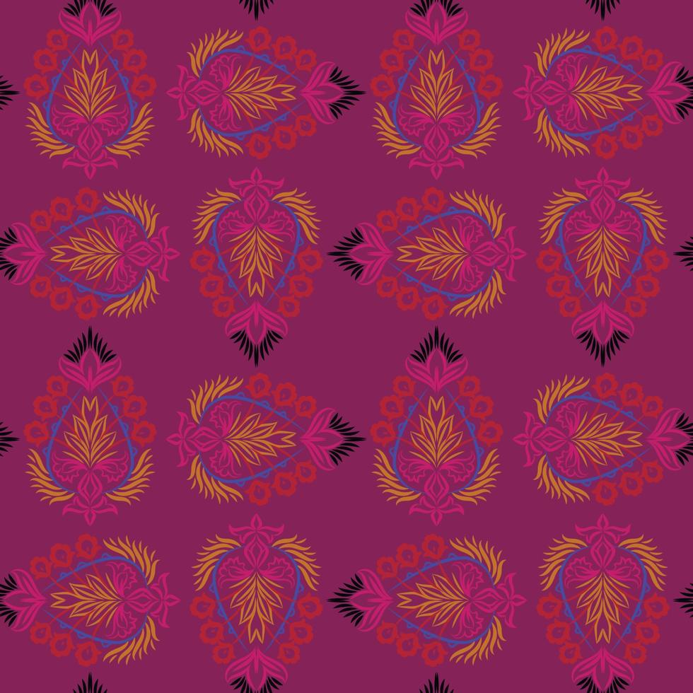 Aesthetic Contemporary printable seamless pattern with abstract line shapes and lines in bright colors. vector Illustration. Perfect for textile printing, invitations, greeting cards, wrapping papers