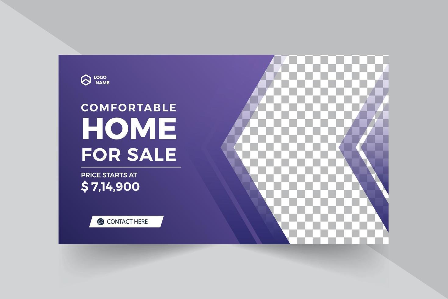 Real Estate Social Media Post And Web Banner vector