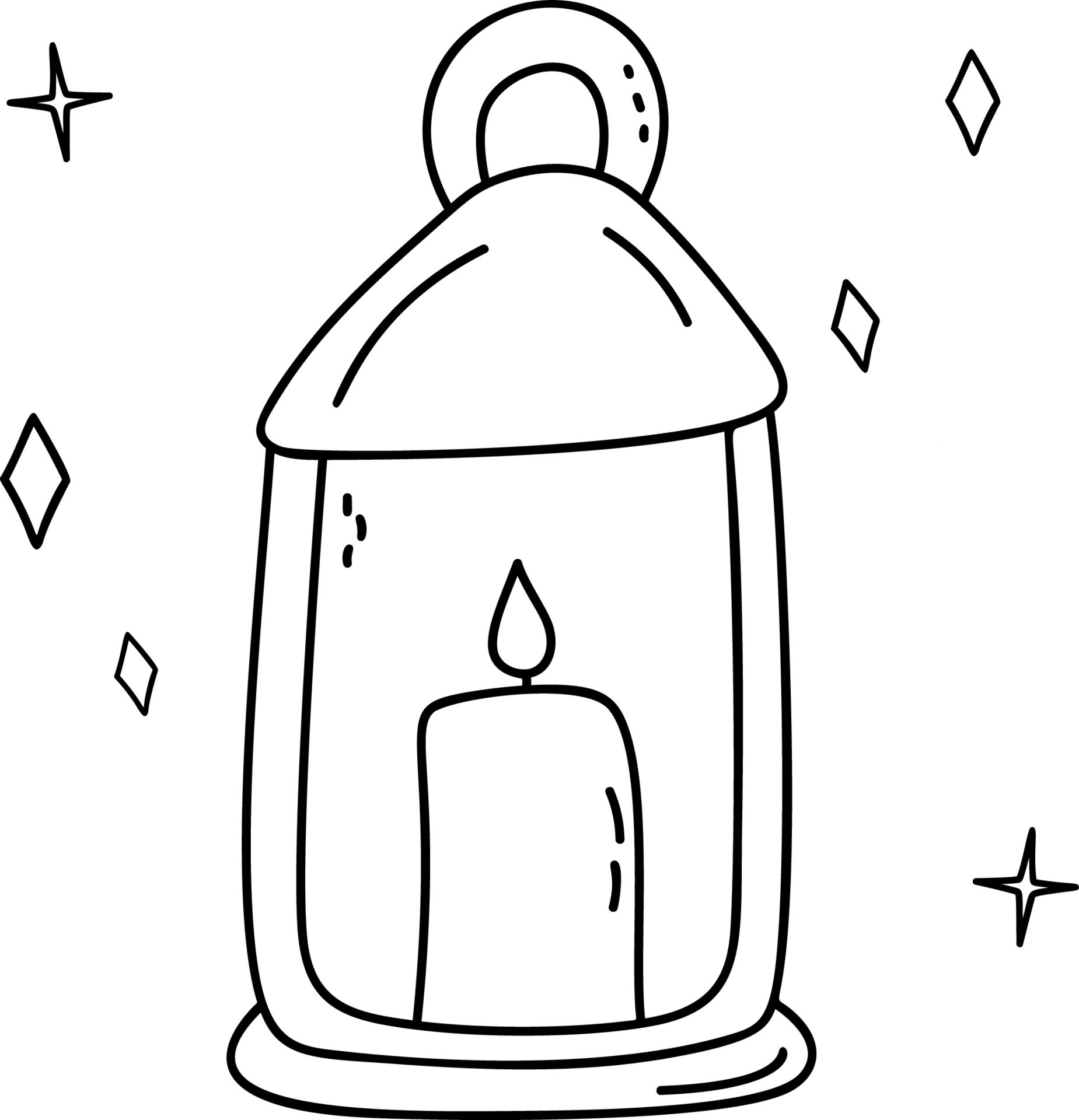 How to draw candle / LetsDrawIt