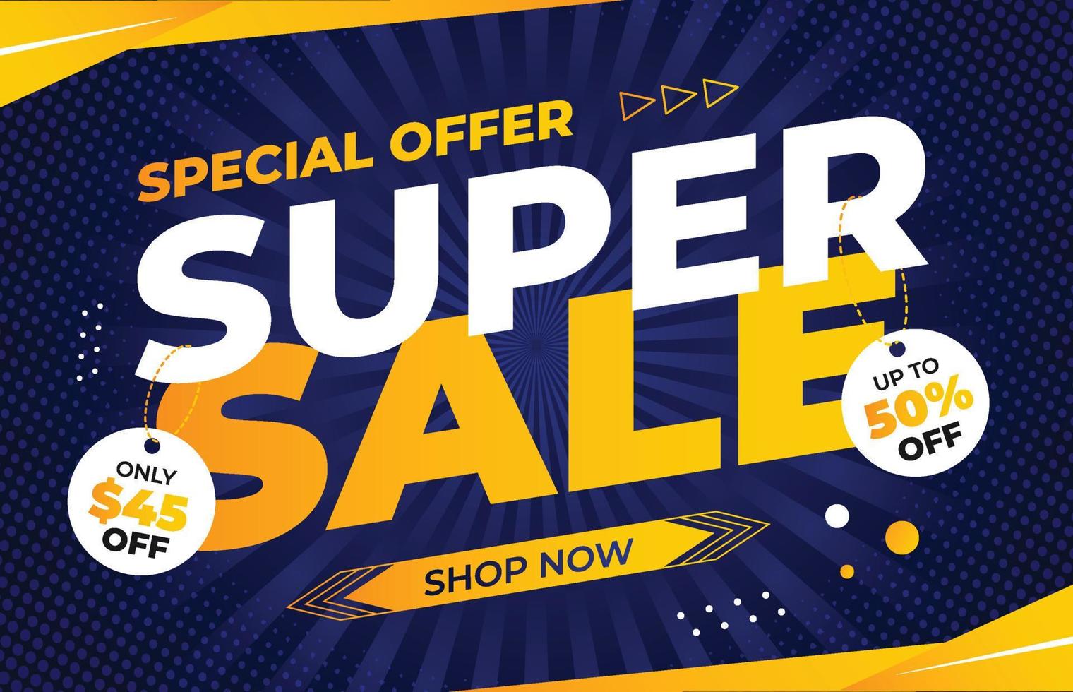 Super Sale Banner, Flyer And Poster template vector
