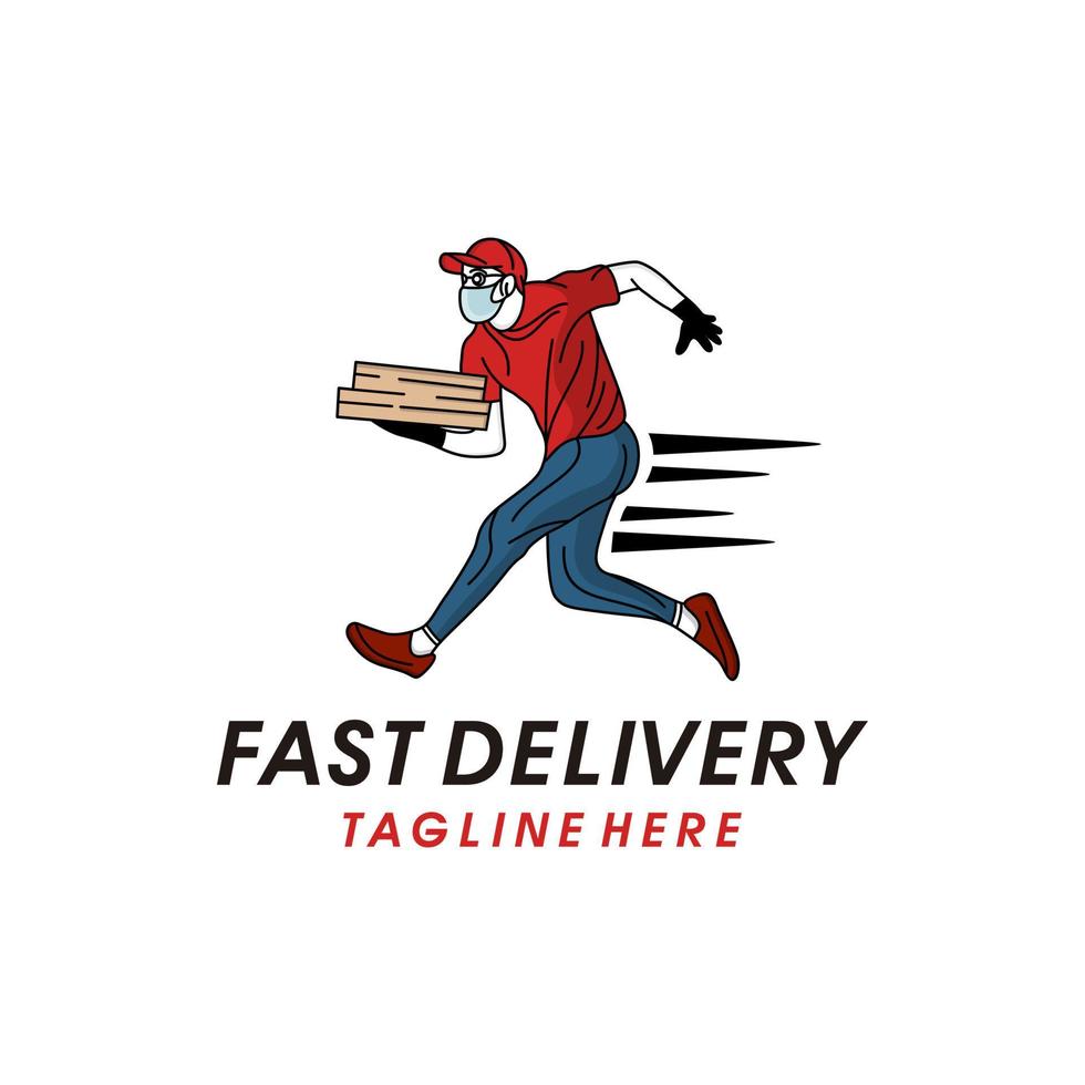 Delivery logo design vector template