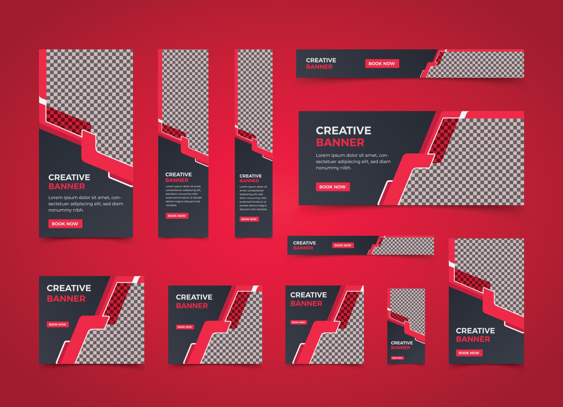 Business web banner template design 13421196 Vector Art at Vecteezy