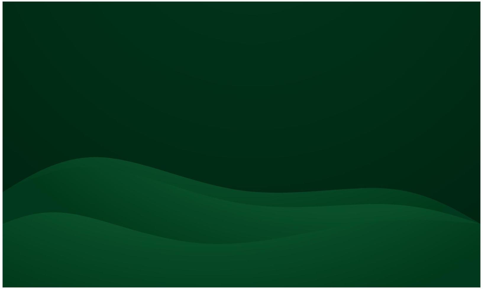 Green abstract wave background for posters, banners, presentations etc vector
