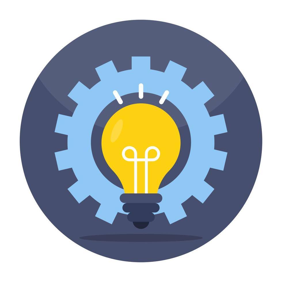 An icon design of idea development vector