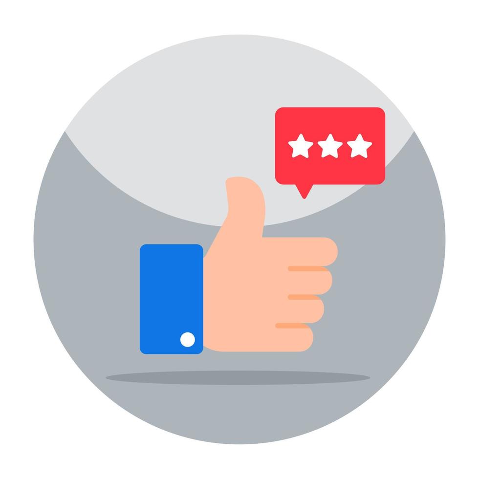 Trendy vector design of customer feedback