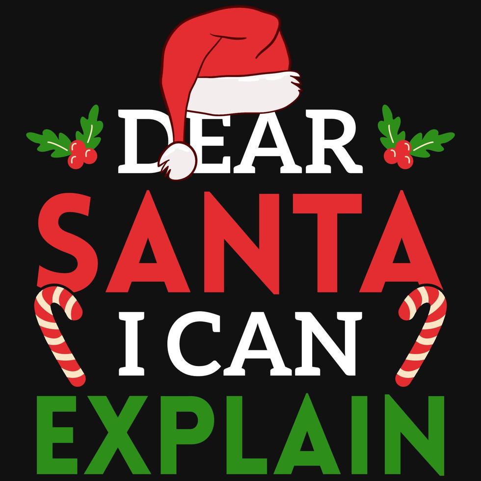 Awesome Christmas tshirt design vector