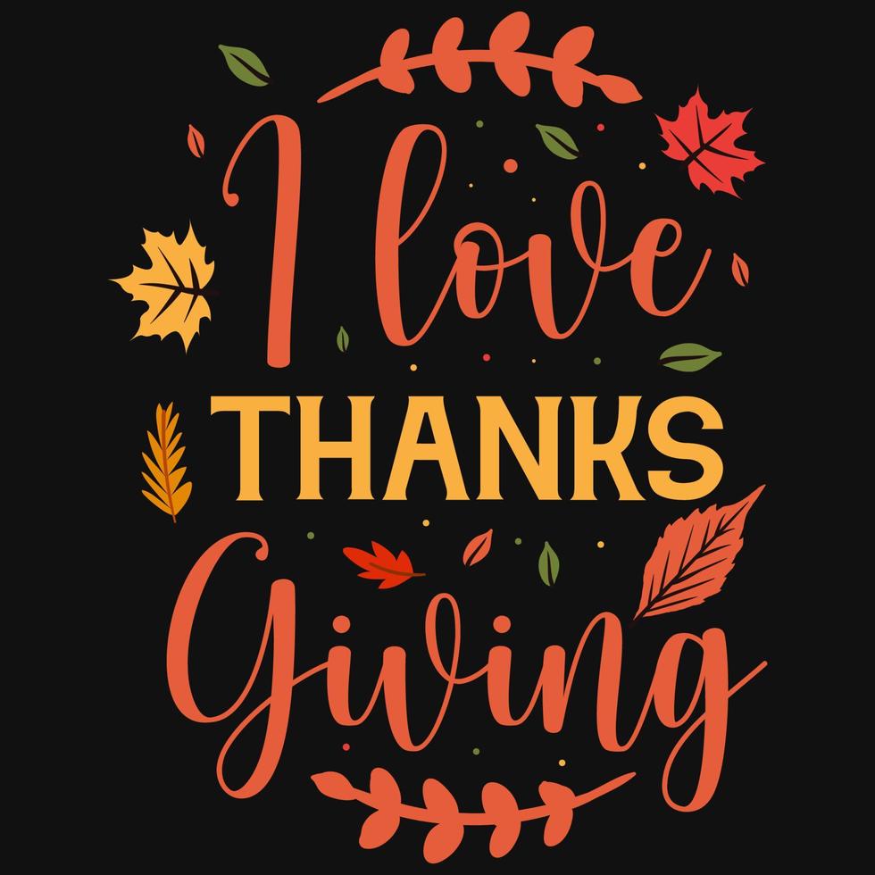 Thanksgiving tshirt design vector