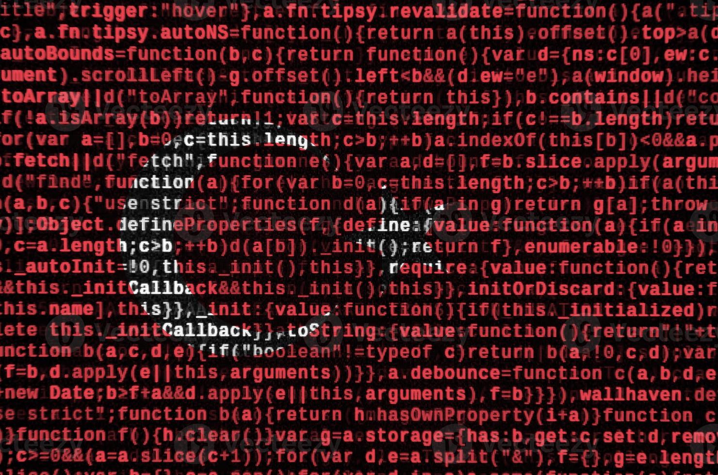 Turkey flag  is depicted on the screen with the program code. The concept of modern technology and site development photo