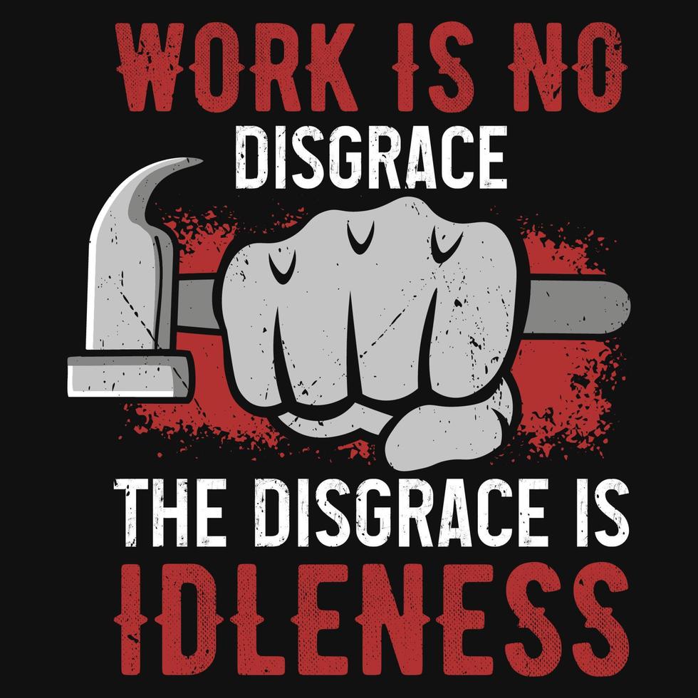 Labor day tshirt design vector