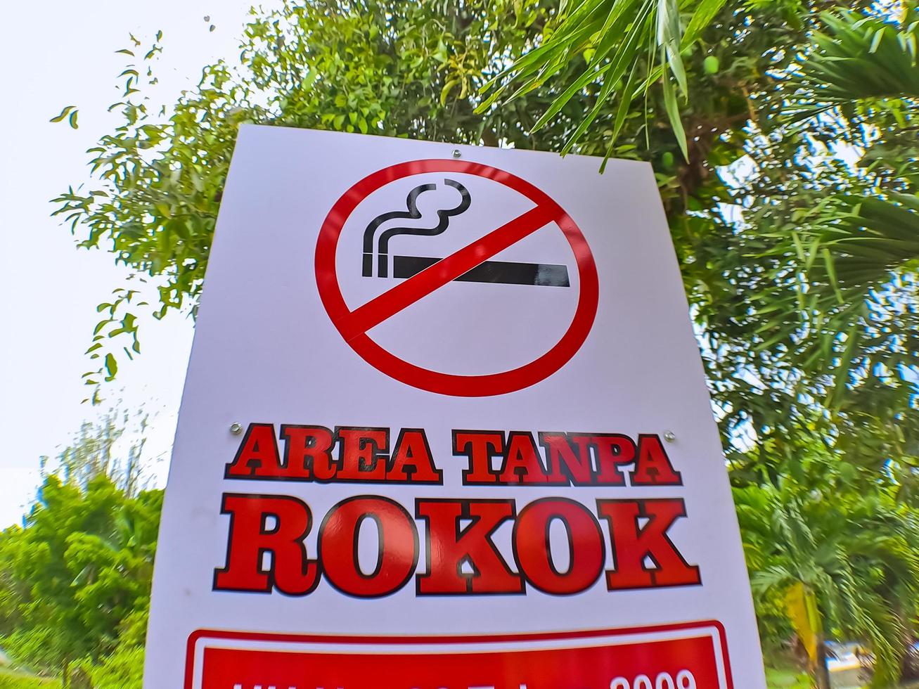 No smoking signboards in public places, such as hospitals, airports photo