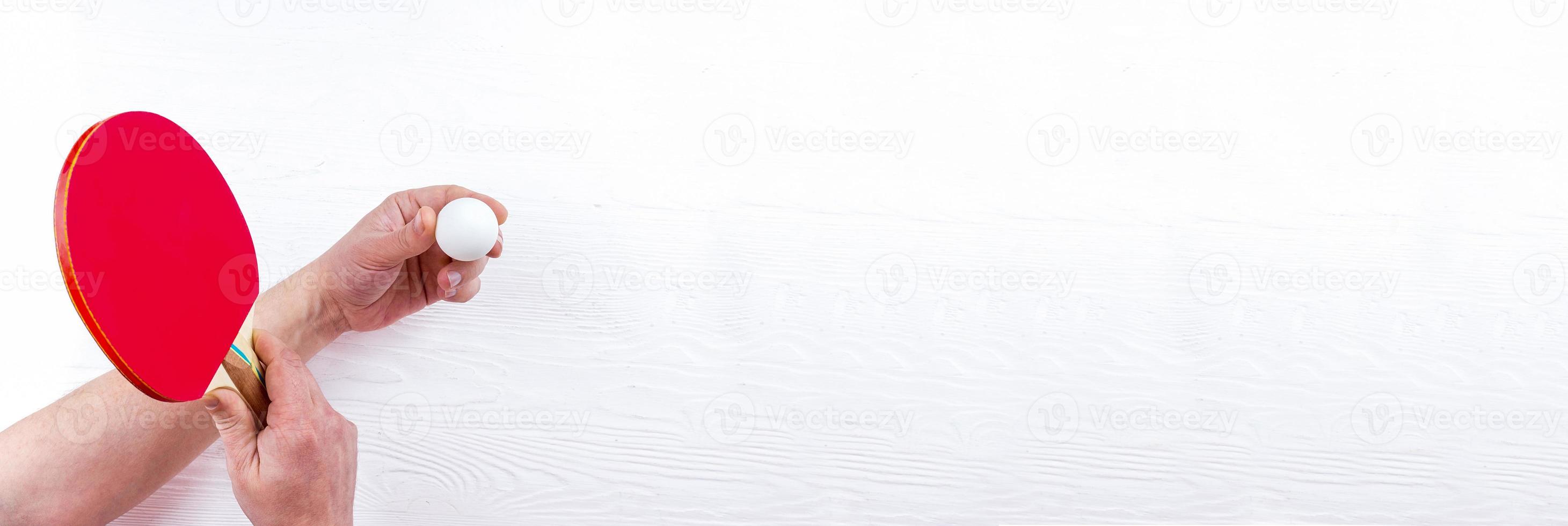 Rackets for table tennis photo