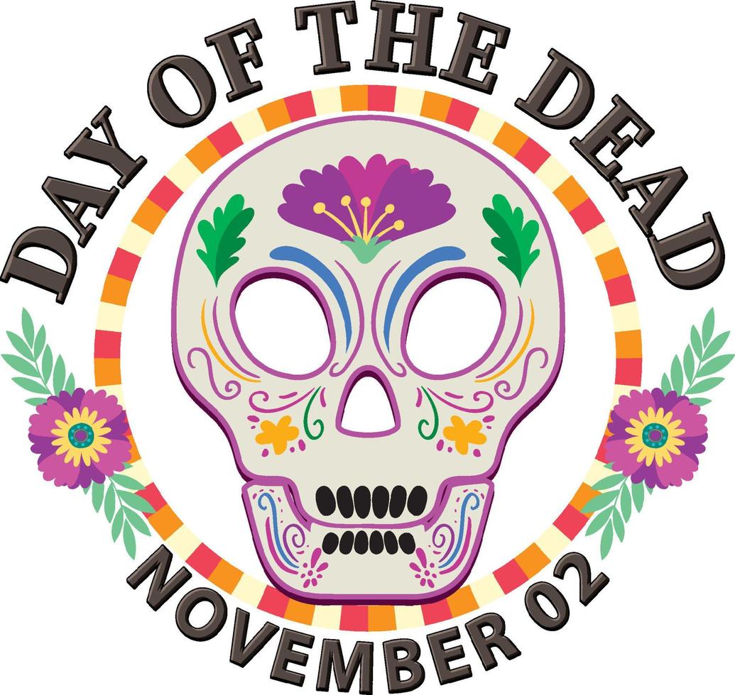 diseño de pancartas del día de los muertos vector