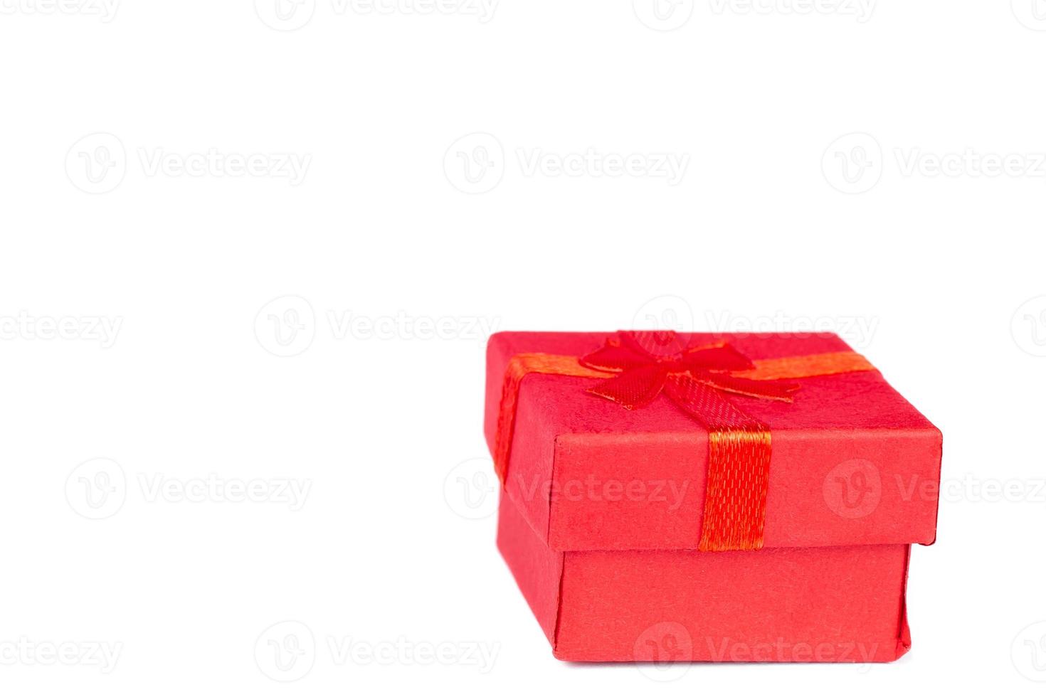 holiday gift on a white background photo