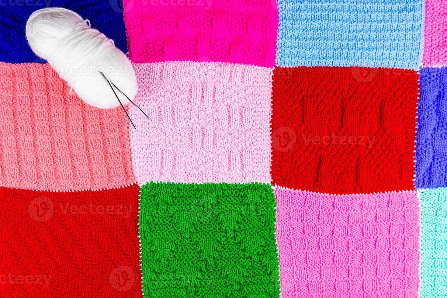 texture of knitted fabric, background. photo