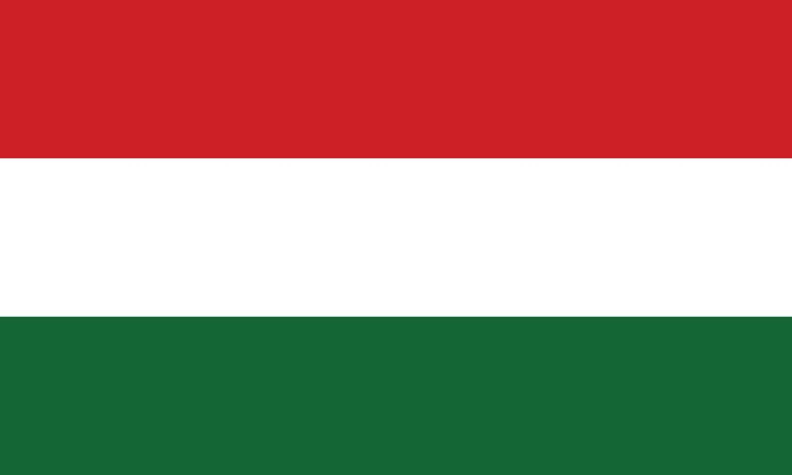 Flag of Hungary vector illustration