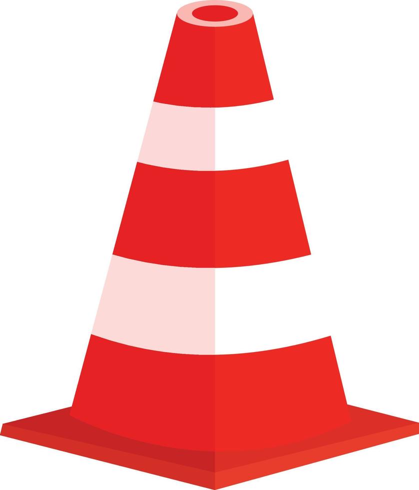 Traffic Cone icon isolate on white background. vector