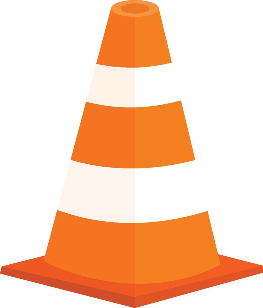 Traffic Cone icon isolate on white background. vector