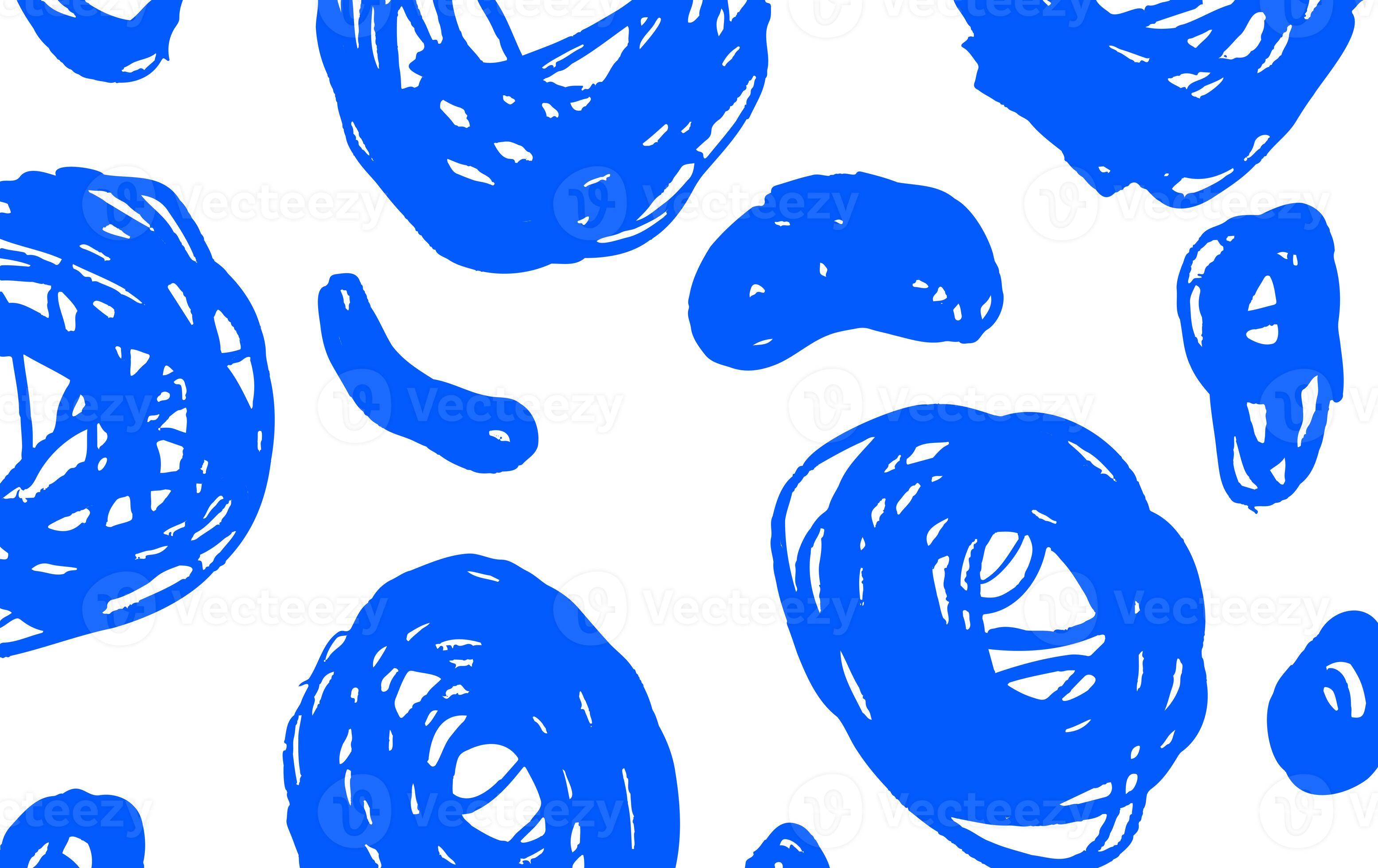 Abstract blue round shape in pattern style for background 13428544