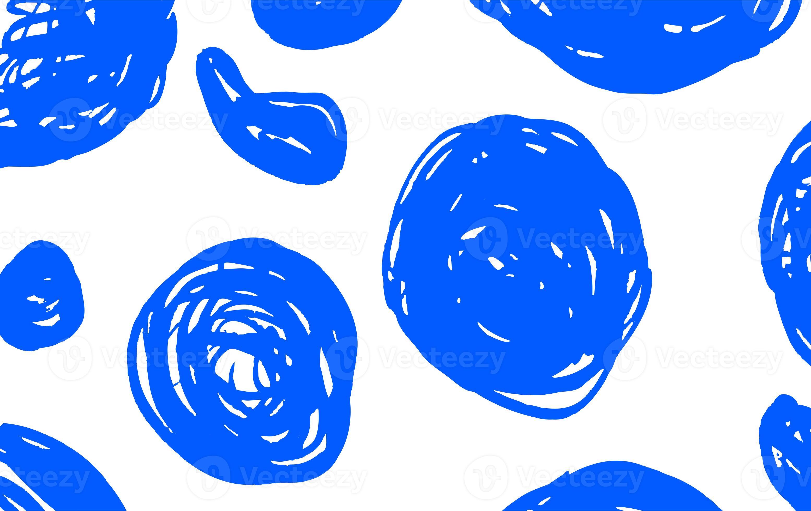 Abstract blue round shape in pattern style for background 13428546