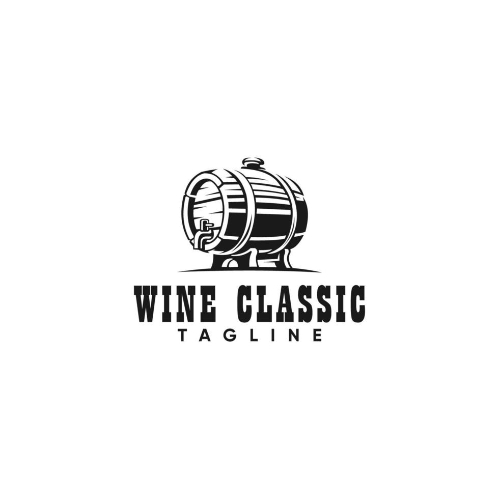 WINE CLASSIC LOGO DESIGN vector