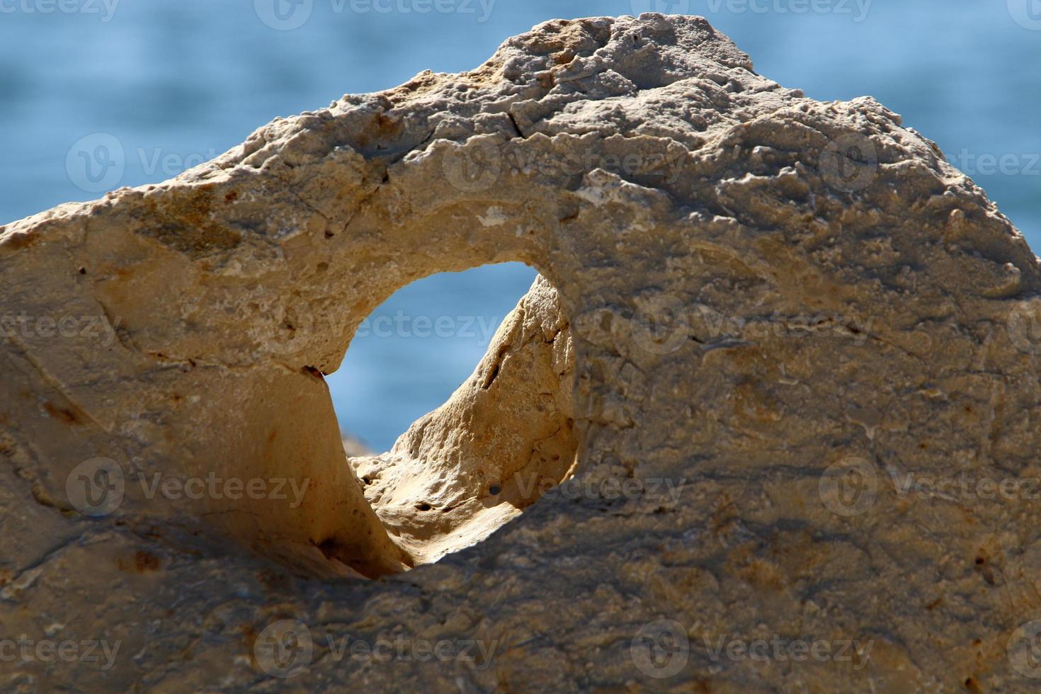 Texture of large stones and mountain rocks. photo