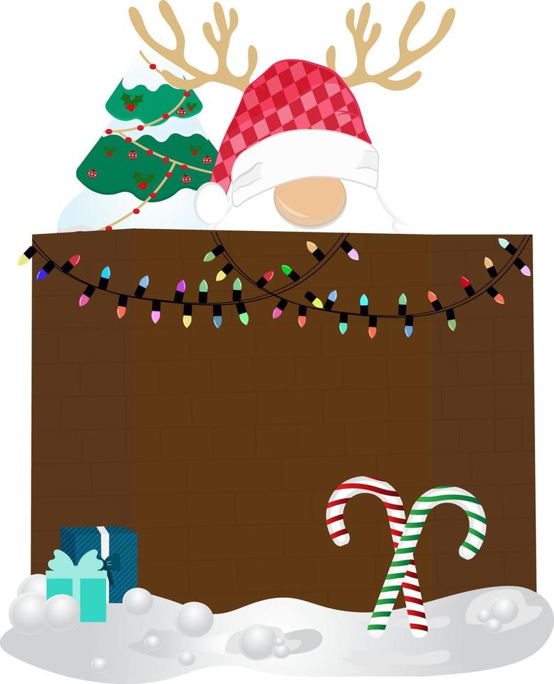 Christmas Gnomes  Clipart vector