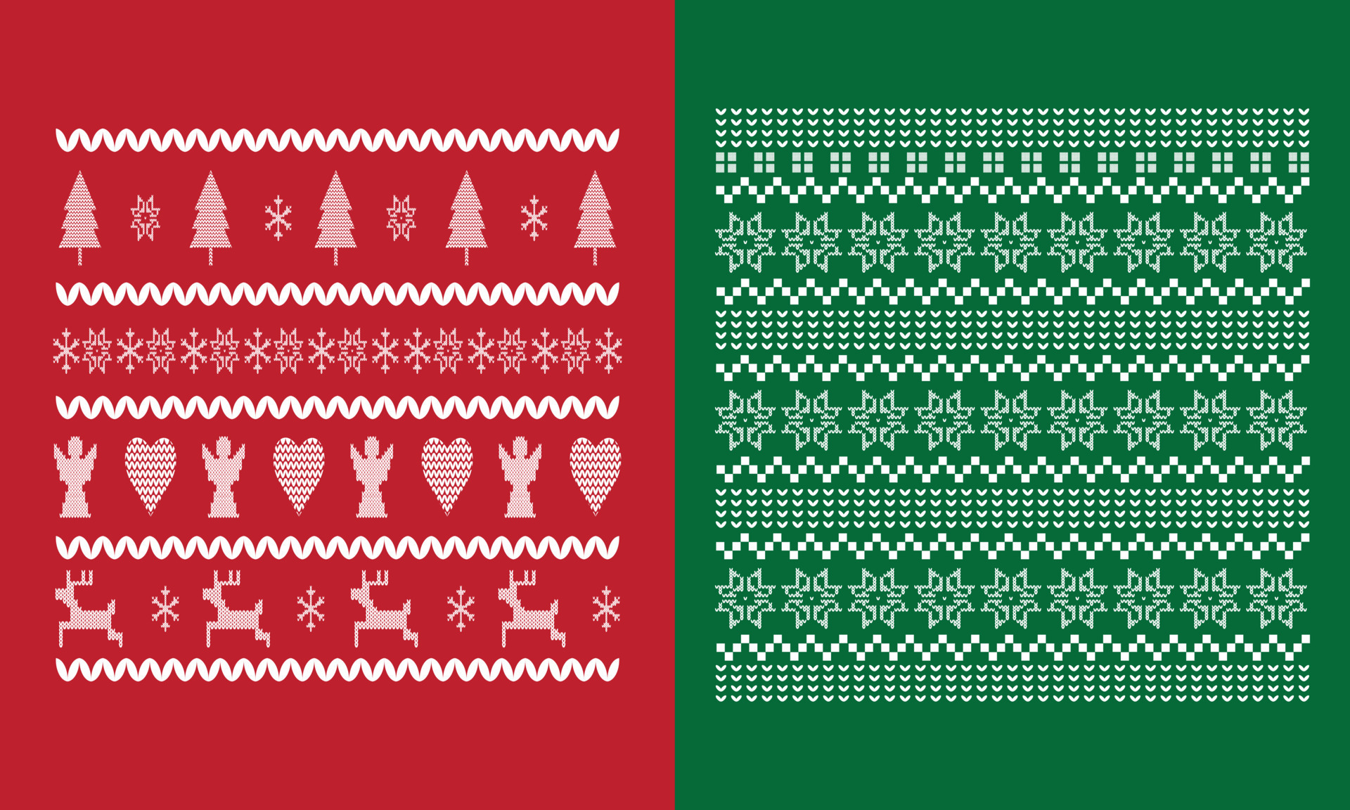 Christmas pattern festive pixel 13430354 Vector Art at Vecteezy