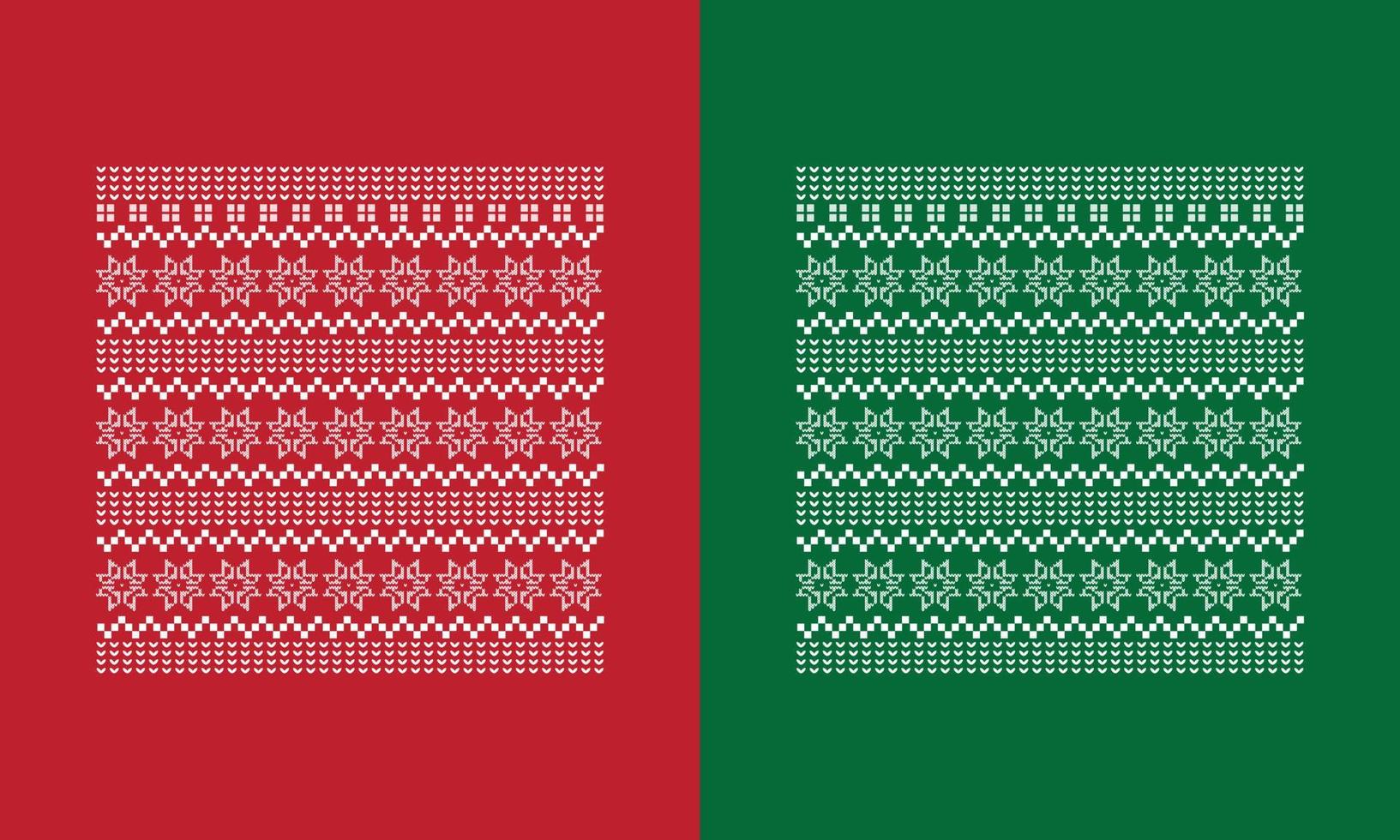 Christmas Sweater pattern festive pixel vector