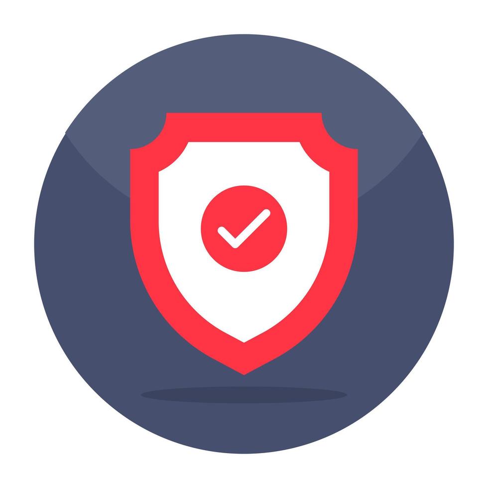 Unique design icon of security shield vector
