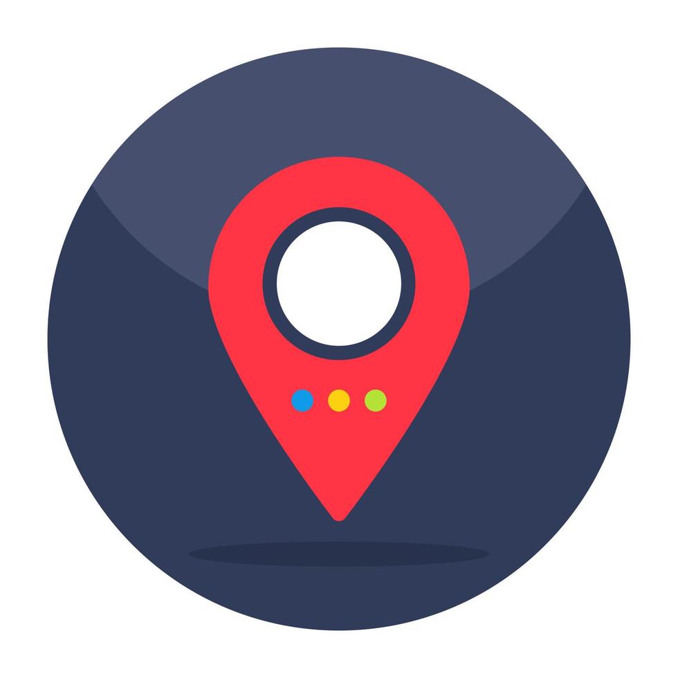 Modern design icon of location vector