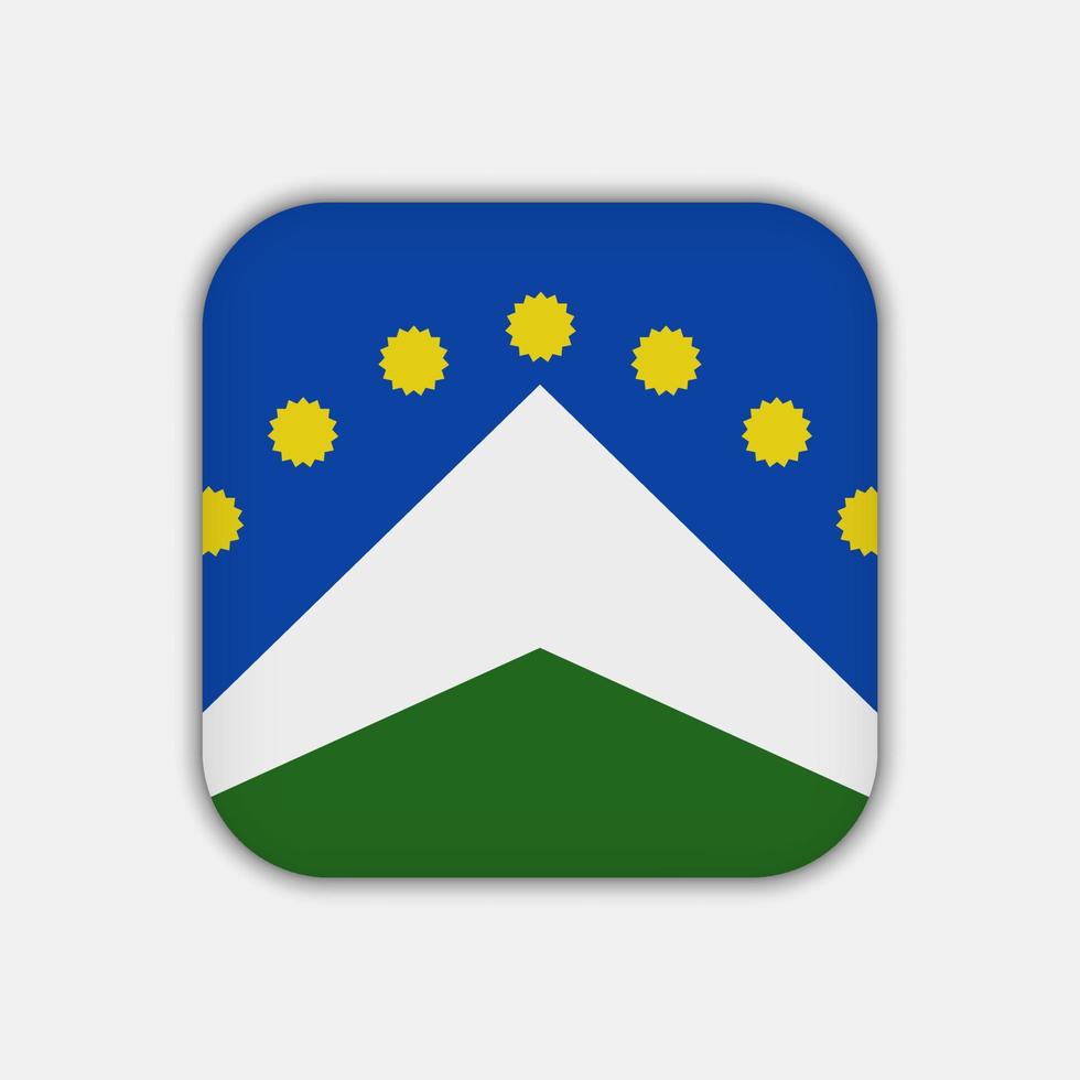 Huancavelica of Junin. Peru. Vector Illustration.