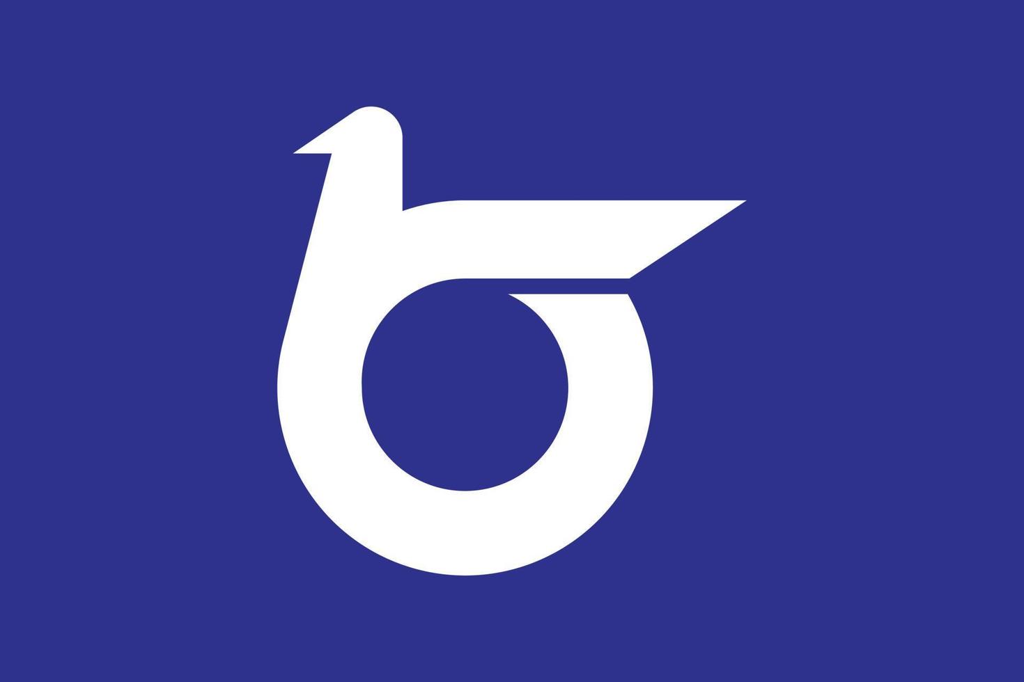 Tottori flag, Japan prefecture. Vector illustration