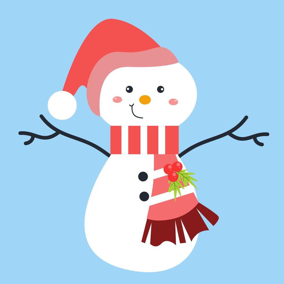 christmast theme flat design vector