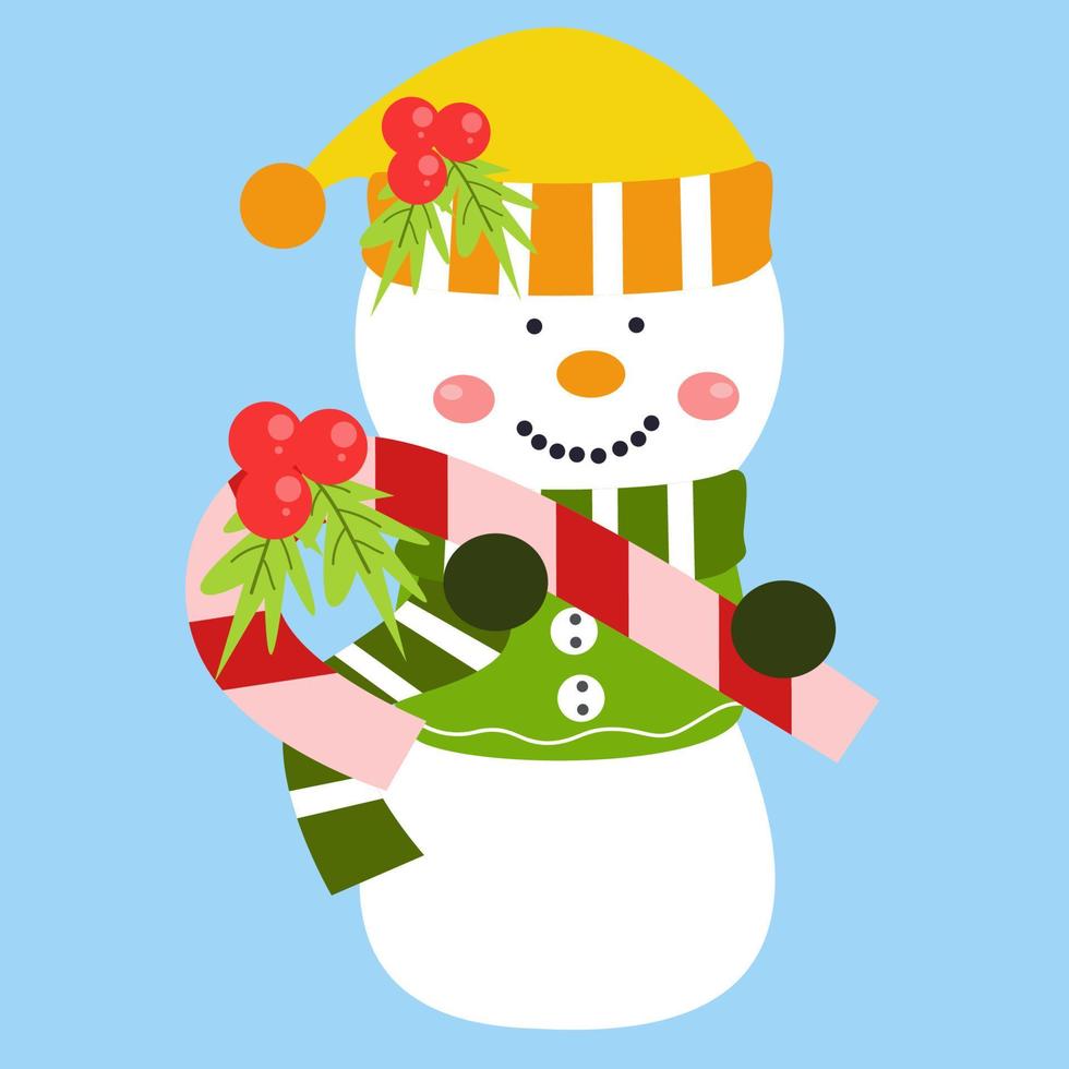 christmast theme flat design vector