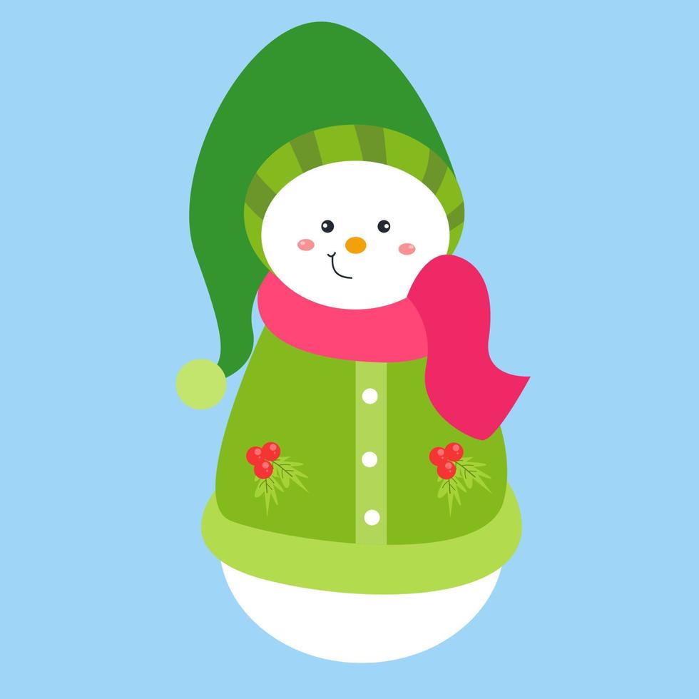 christmast theme flat design vector