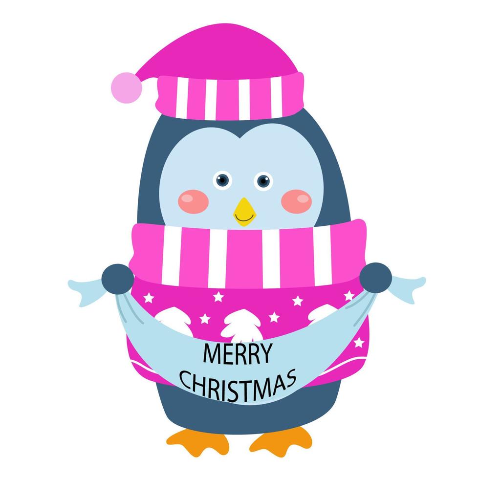 christmast theme flat design vector