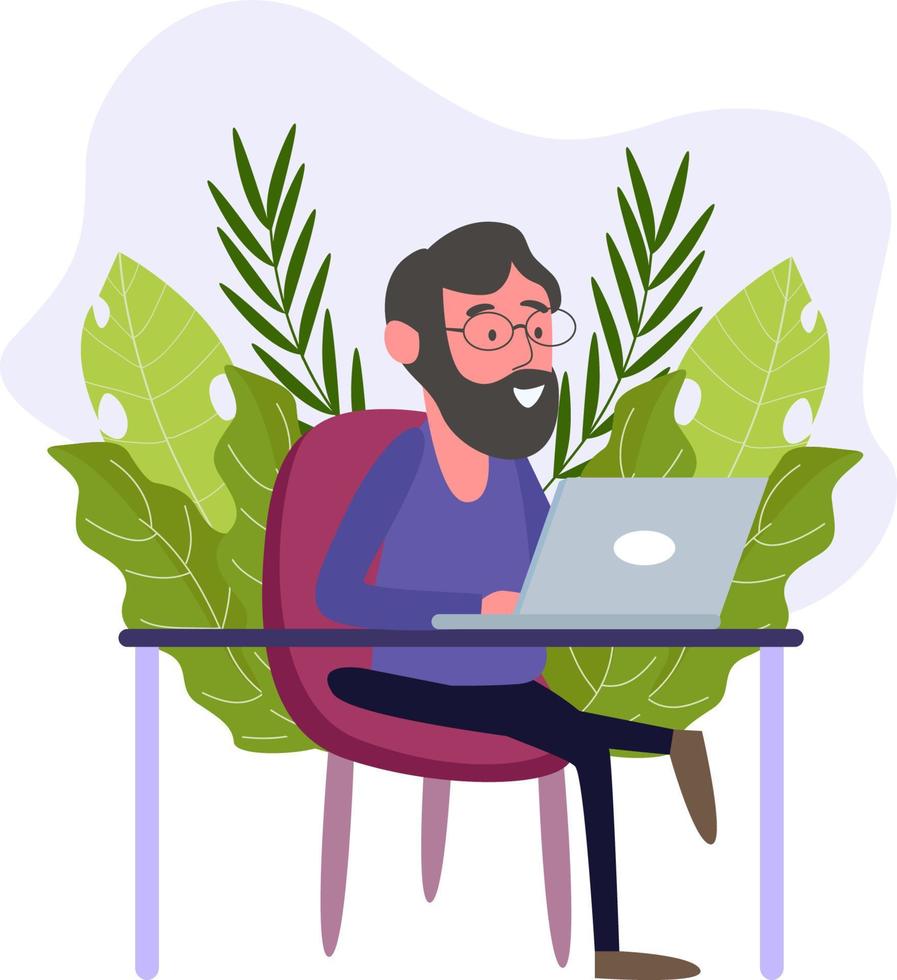 bussines ilustration flat design vector