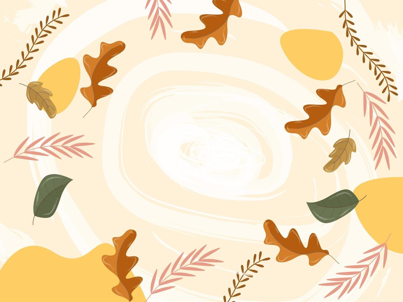 HANDRAWN FLORAL BACKGROUND vector