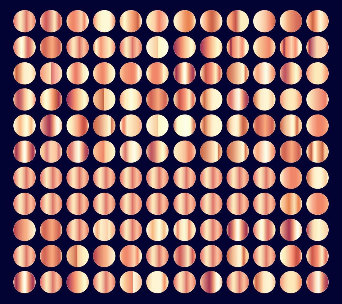 the collection of Gradient color PINK and red, and gradients pastel color Set in modern creative swatches color design vector