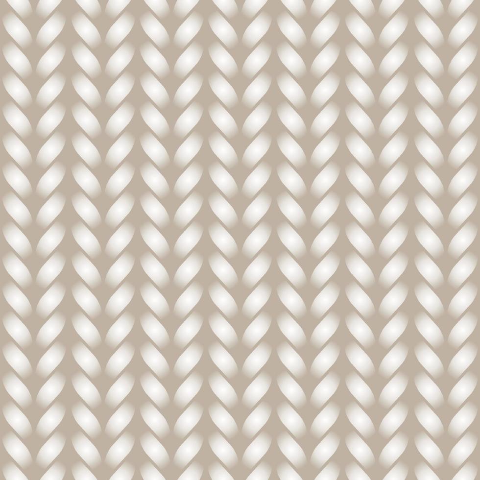 Wool background. Knit texture background. Knitted Seamless pattern. White, beige colours. Cozy wallpaper. Vector illustration.