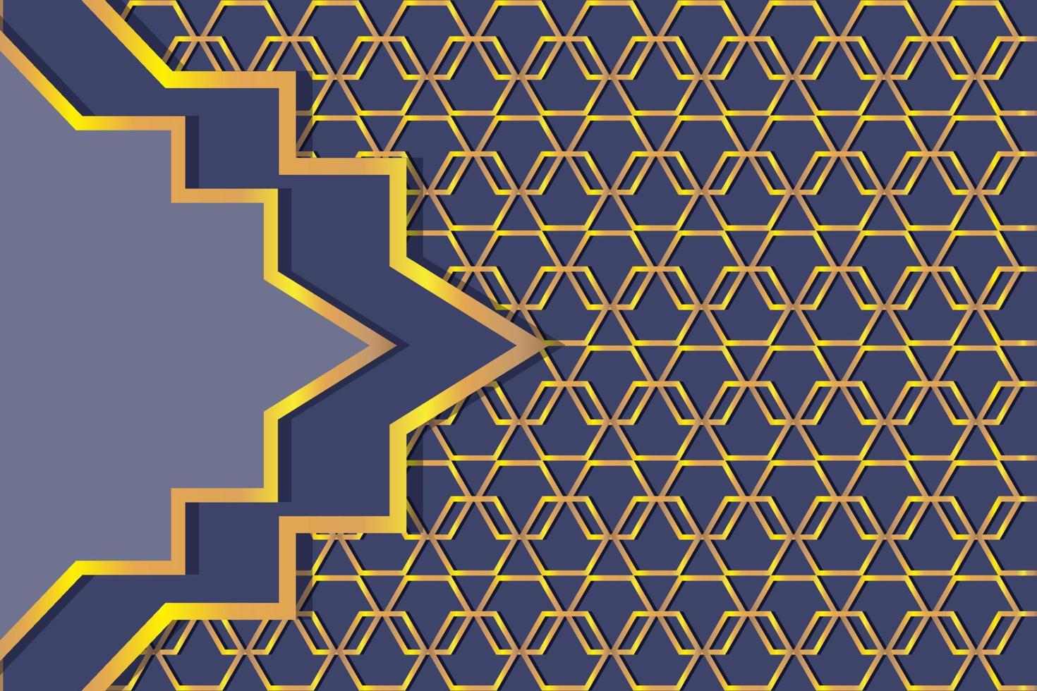 elegant background with gold colored connected lines vector