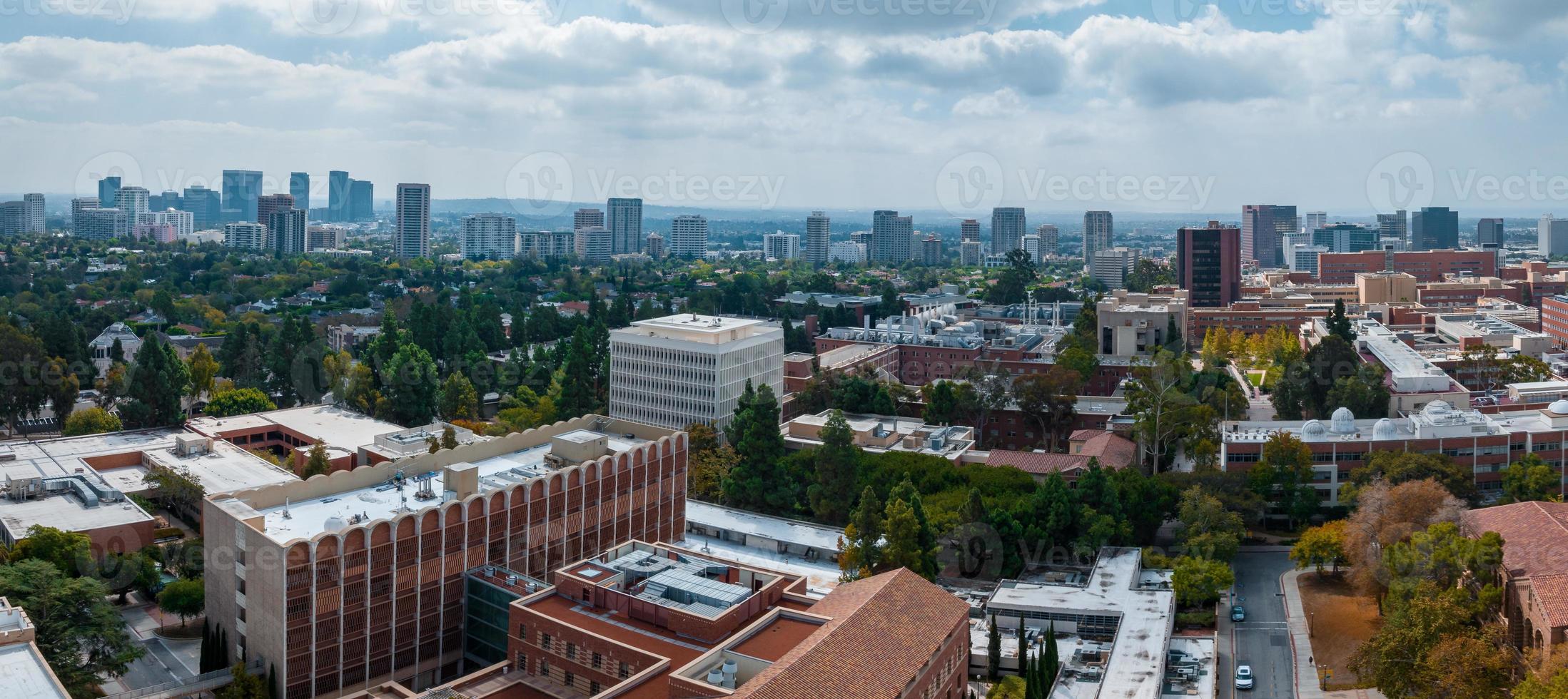 Aerial view of the Royce Hall at the University of California, Los Angeles photo