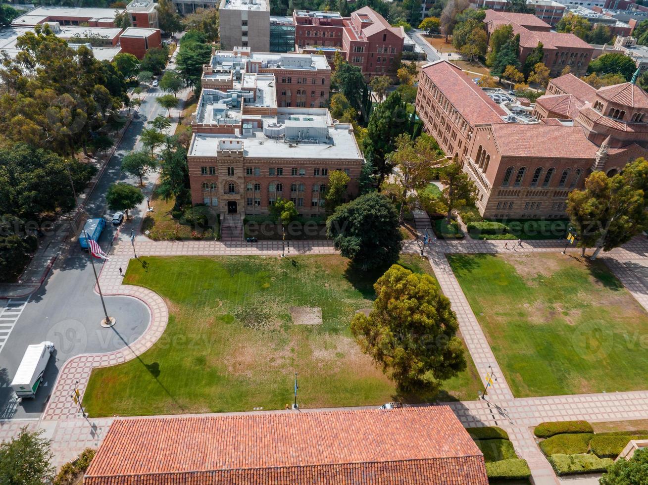 Aerial view of the Royce Hall at the University of California, Los Angeles photo