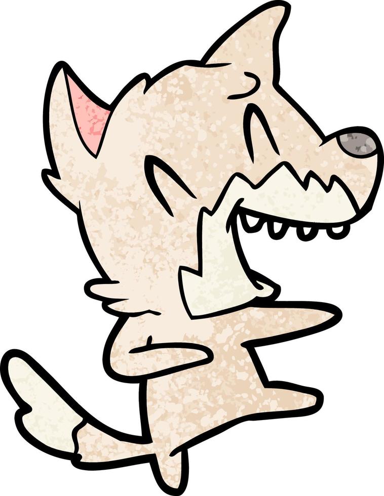 Vector fox character in cartoon style